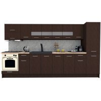 Bucatarie MARINA NEW 350 A Wenge / Decor 8548